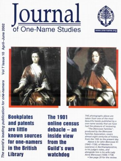 one-name studies cover