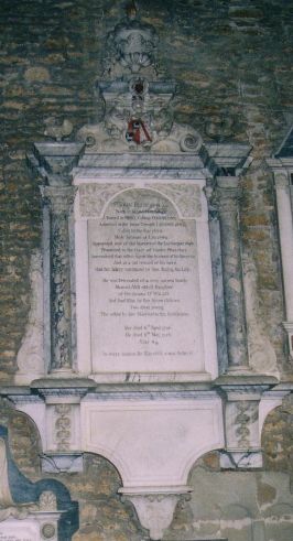 Sir John Blencowes memorial