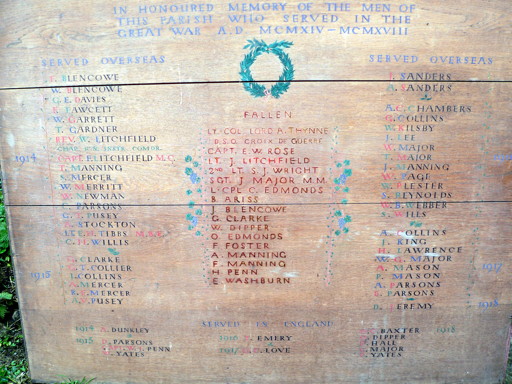 memorial board