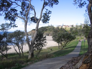 Port Macquarie costal walk along Oxley Beach